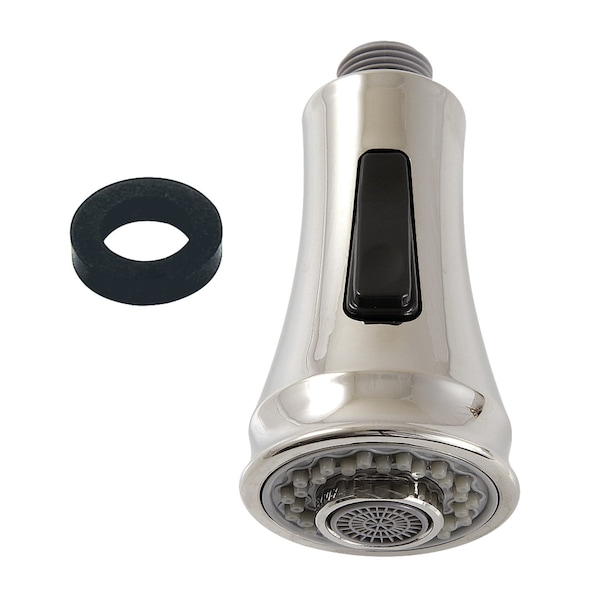 2Function PullDown Kitchen Faucet Sprayer Head, Polished Nickel